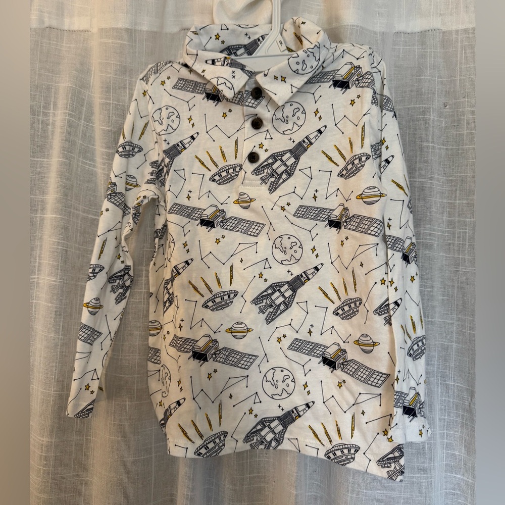 Old Navy Kids Long Sleeve Polo